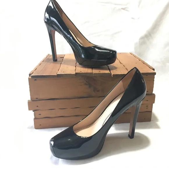 Sandales à Plateforme En Cuir Taupe Beige - Marque Pour La Victoire - Taille 38.5 (US 7.5) - État Occasion